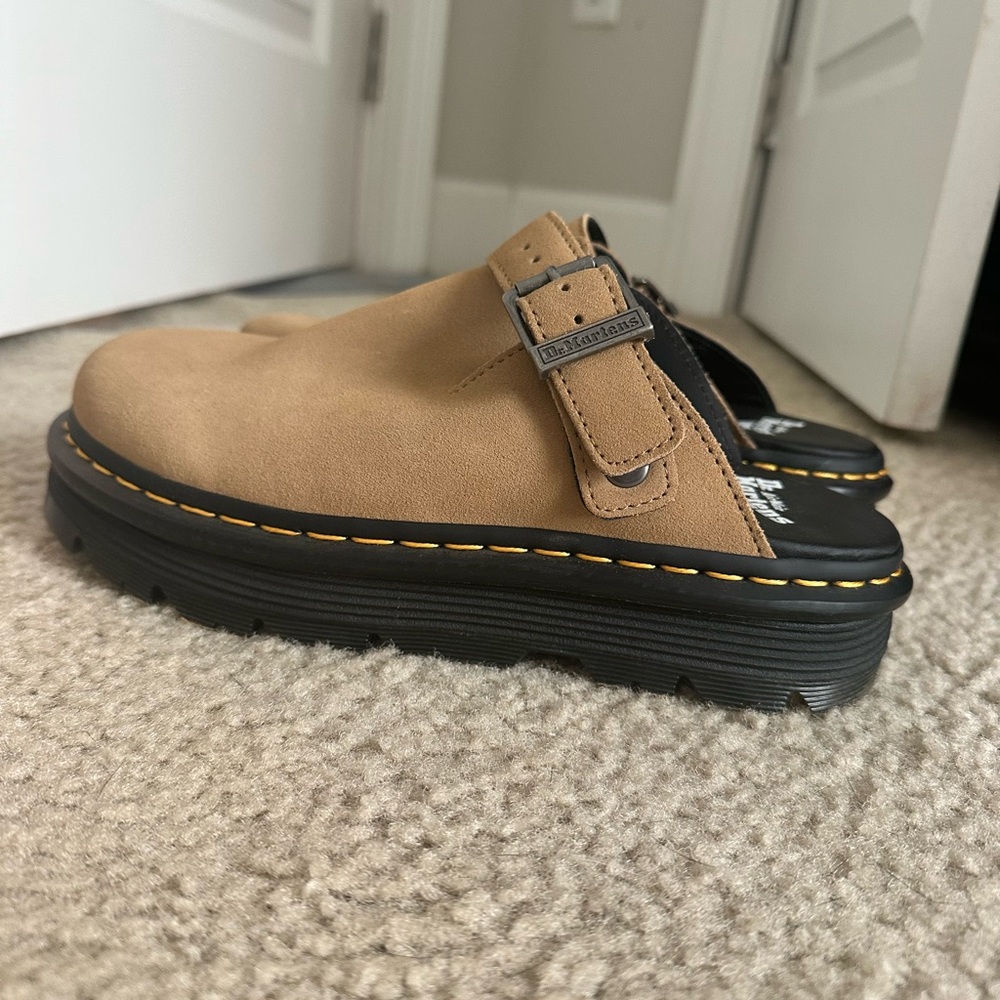 Dr. Martens Tan Mules
